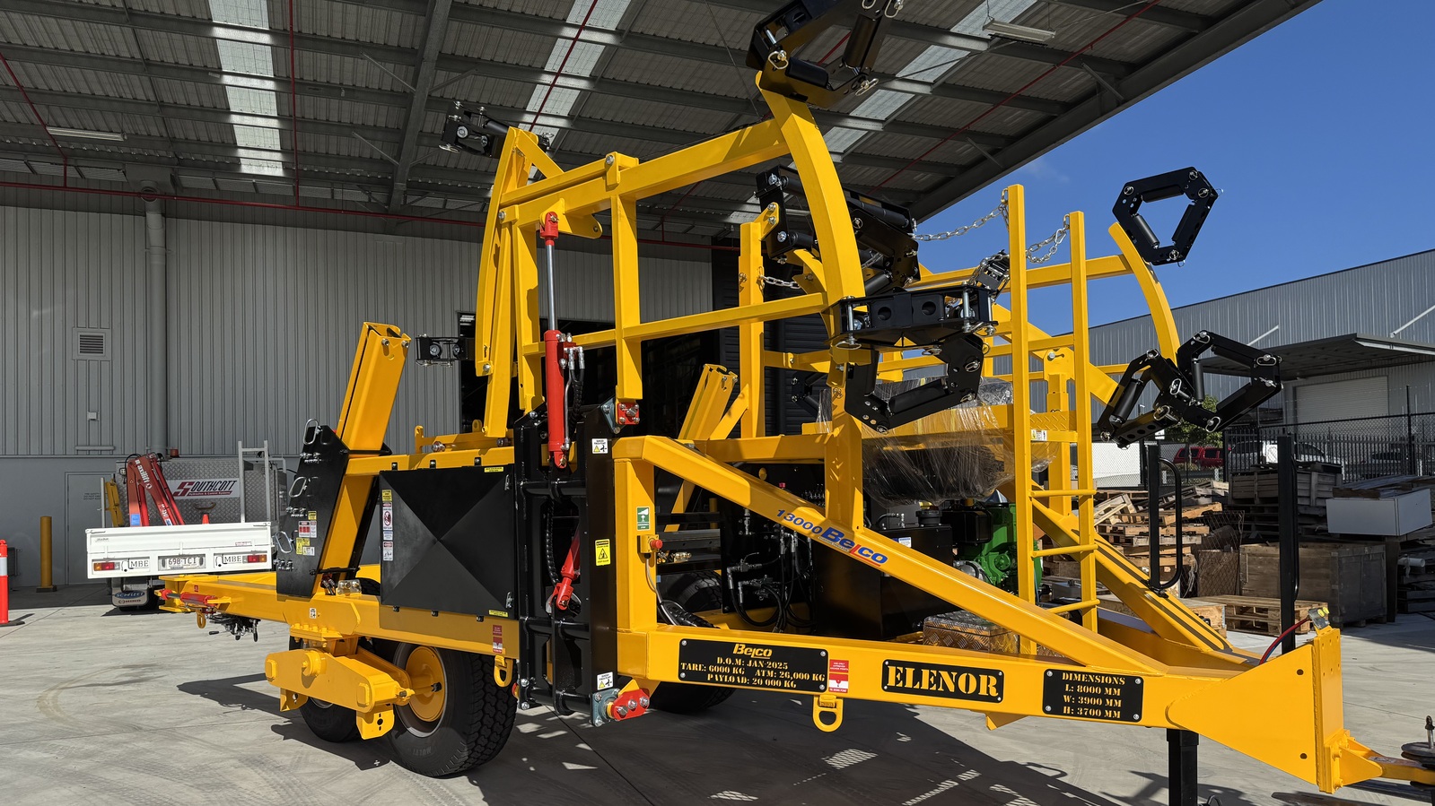 20T CAble Drum Jinker