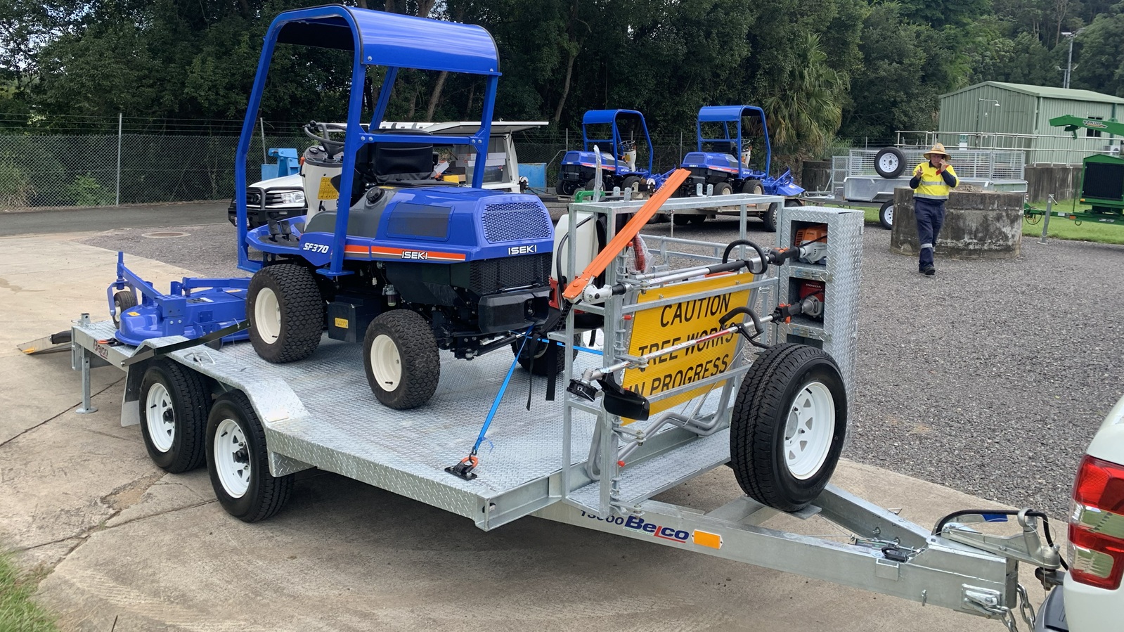 3.5T ATM Heavy Industrial Mower Trailer