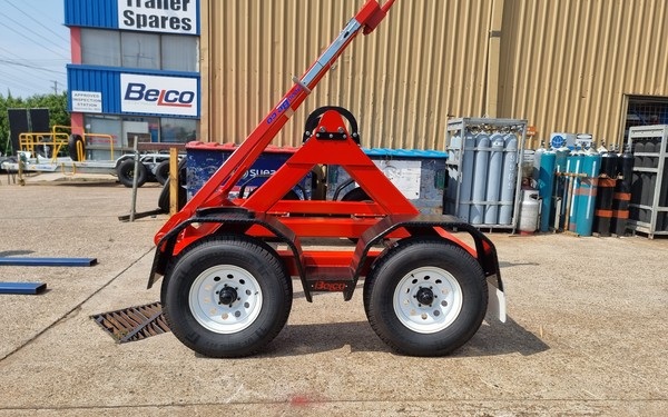 5T tag trailer with drum cable capacity