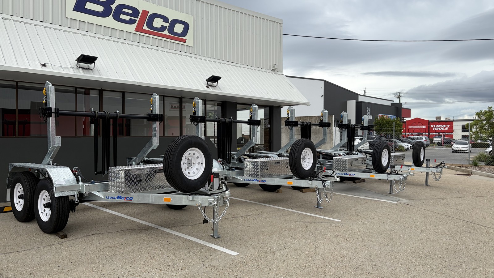 belco 3.5T CAble Drum trailer