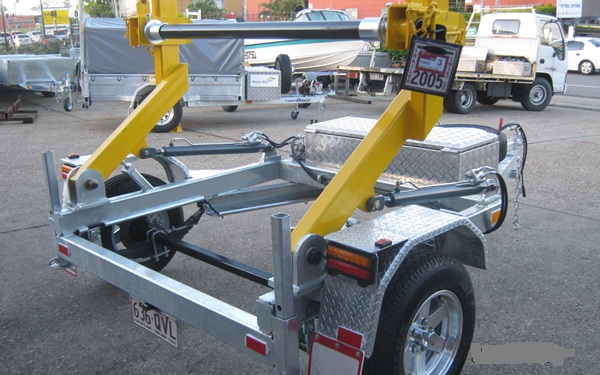 cable drum loading mechanism