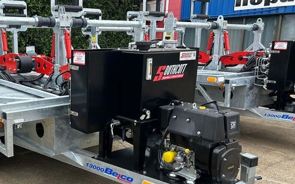 diesel engine cable trailer